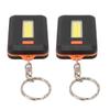 2Pcs Mini Emergency Light Portable Pocket Key Chain Flashlight for Outdoor Cycling Fishing