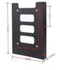 2.5 Inch To 3.5 Inch Metal Mounting Bracket Hard Drive Adapter Ssd Hdd Holder Accessories