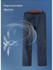 Men's Waterproof Windproof Fleece-Lined Softshell Hiking Pants