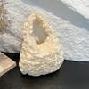 2025 New Exquisite Fashion Flowers Shape Half Moon Handbags Sense of Luxury Designer Style Retro Creative Handbags for Women