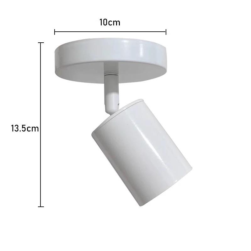 Round GU10 Surface Mounted Spotlight, Anti-Glare Minimalist Ceiling Downlight for Living Rooms, Aisles, and Cloakrooms