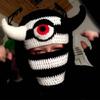 Halloween Cosplay Horn Balaclava Hats Balaclava Winter Knitted Hats Headgear