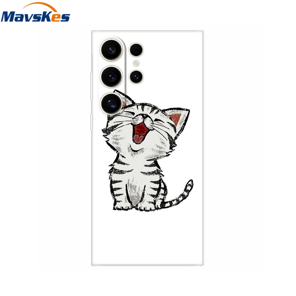 For Samsung S25 Ultra Case Clear TPU Soft Fashion Silicone Phone Case For Samsung Galaxy S25 Plus Back Cover S 25 Fundas Para