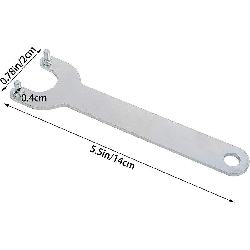 

Electric Drill Grinding Wrench, Marble Machine Grinding Disc Disassembly And Installation Tool, Multifunctional Wear-Resistant Drill Grinding Wrench серебряный