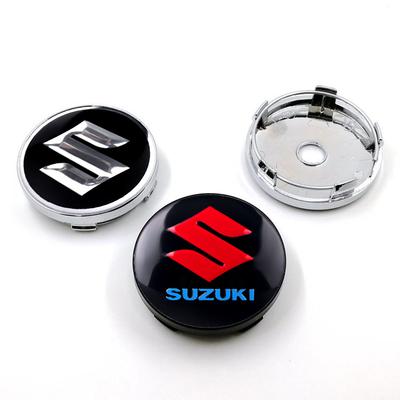 4pcs 3D Suzuki 56mm 60mm Car Emblem Wheel Hub Center Cap Badge Covers Sticker For Swift SX4 Vitara Jimny S-Cross SV Accessories