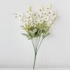 2 Pcs Simulated Flowers Bunch Artificial Daisies with Flexible Stem Weatherproof Fake Flowers for Vase Garden Home Decor Spring Summer Decoration
