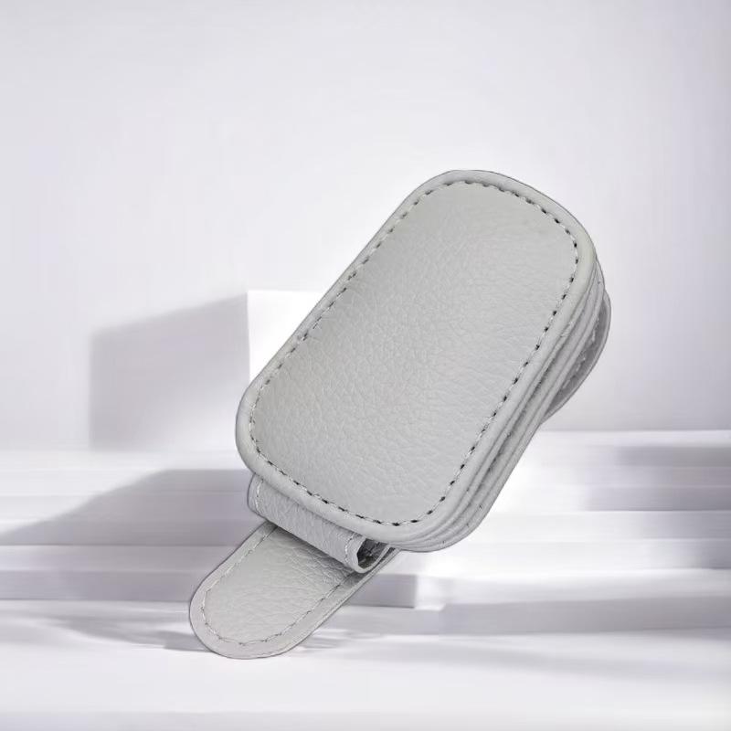 Car Sunglasses Clip Car Sunglasses Storage Rack Installed On The Car Visor Self-adhesive Sunglasses Holder Glasses Clamp