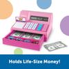 Learning Resources Toy Cash Register Pink with US Dollar LER2629P Genuine Product