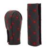 2-piece Car Handbrake Gear Shift Cover Kits Hand Brake Cover Sleeve Car Accessories Interior Decoration