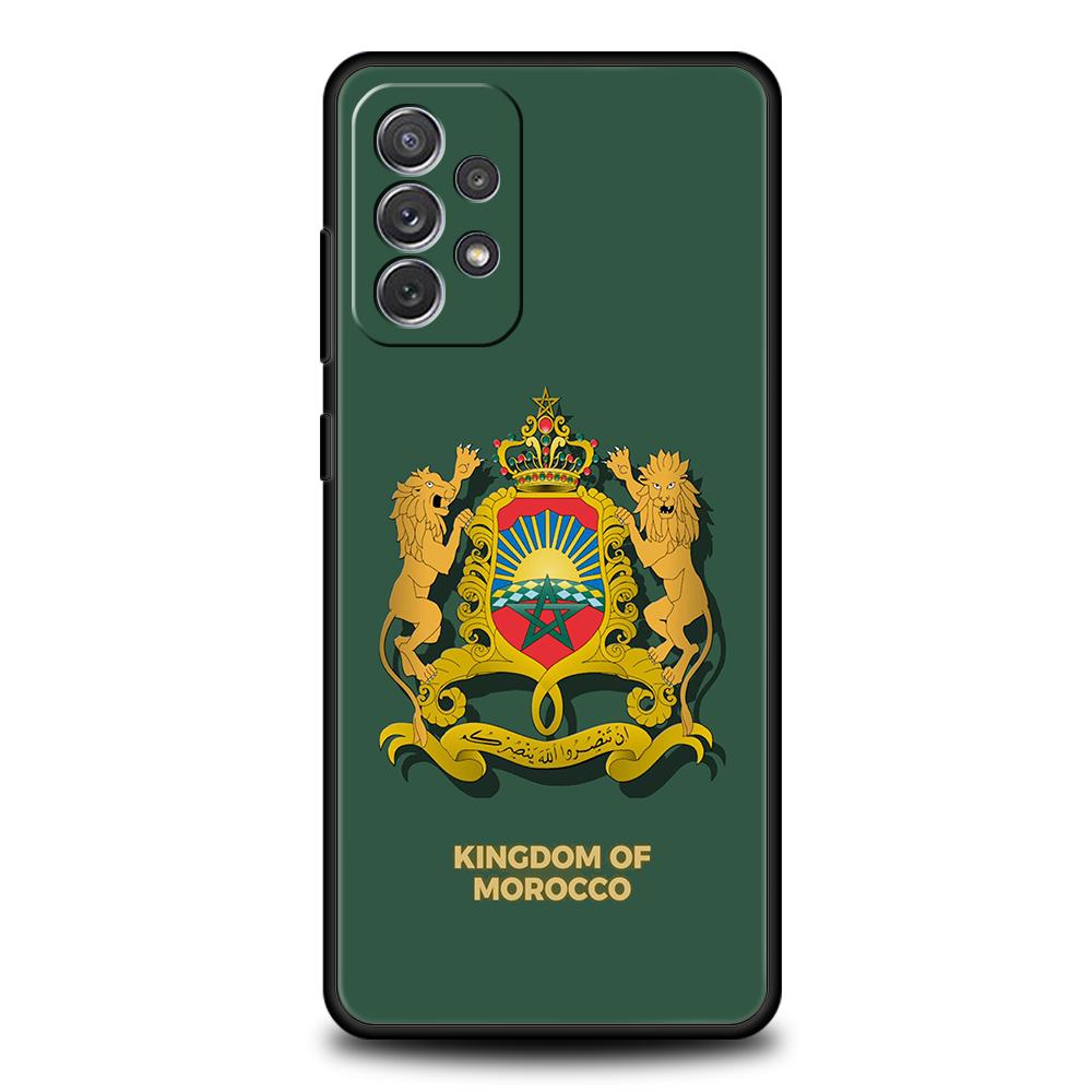 Moroccan flag Maroc Morocco Phone Case For Samsung A15 A13 A35 A55 A51 A71 A41 A31 A21S A03S A05 A23 A25 A33 A53 A73 5G Cover