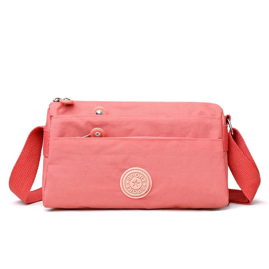 Geantă din pânză Rucsac cu mai multe straturi Geantă de pânză de nailon, geantă pentru mamă de vârstă mijlocie Geantă mică, bunica în vârstă, geantă de damă din pânză Oxford