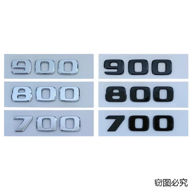 CWDRF1 ABS Letter Emblem Car Sticker Auto Body Rear Trunk Tail Decal Badge for Mercedes Benz G700 G800 G900 900 800 700
