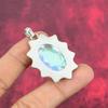 Mystic Topaz 925 Solid Sterling Silver Pendant, Handmade Gemstone Jewelry Pendant, For Memorial Day