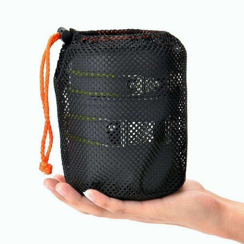 Camping Cookware Outdoor Portable Pot Aluminum Cookware Water Cup Folding Handle