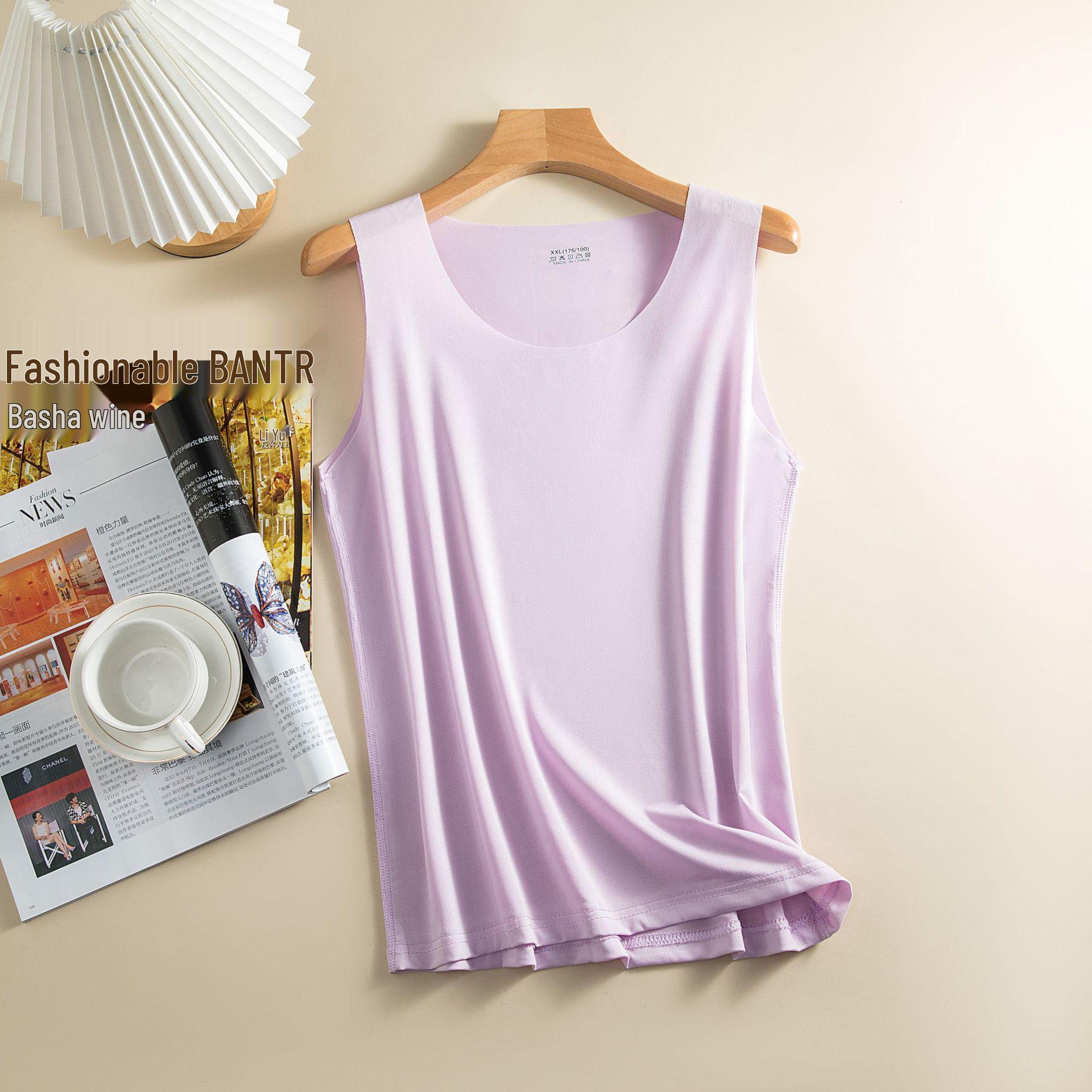 

Жіноча безшовна майка з крижаного шовку, швидковисихаюча - Літній стиль, майка для бігу 4XL (150-165 jin)