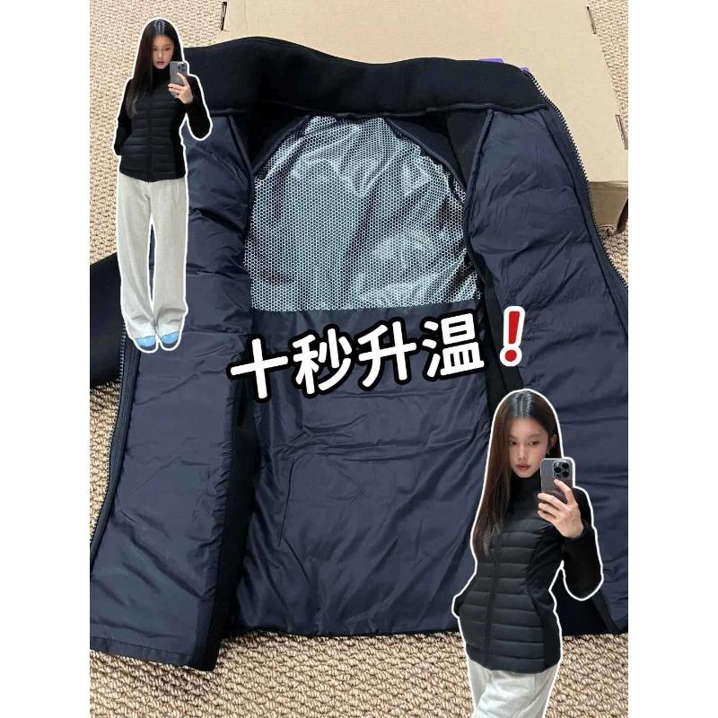 Piumino nero da donna autunno e inverno, vestibilità aderente e fodera calda, top corto