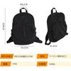 Mochila Pequena Feminina ROSE NOIRE, Cabe em Laptops de 15,6 polegadas, 8 Bolsos, 370g, Leve, Estilosa, Grande Capacidade, Impermeável, Tamanho A4, Nylon