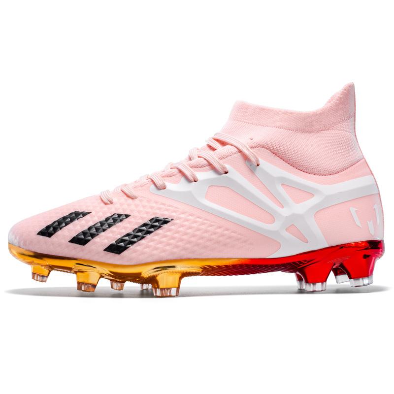 

Новые гальванизированные спортивные футбольные кроссовки с золотой подошвой, взрослые, сломанные ногти, длинные ногти, для улицы, профессиональные, износостойкие футбольные кроссовки 32