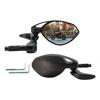 1 Pair Motorcycle Rearview Mirrors With Handguard 2-in-1 Handlebar Reversing Mirror Universal