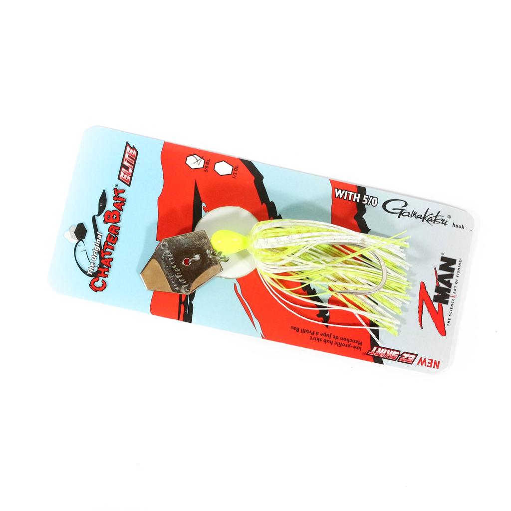 Zman Nălucă Scufundătoare Chatterbait Elite 3/8 oz Alb Chart (1461)