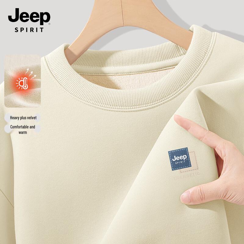JEEP SPIRIT Men's 2025 Fleece Lined Graphic Hoodie
