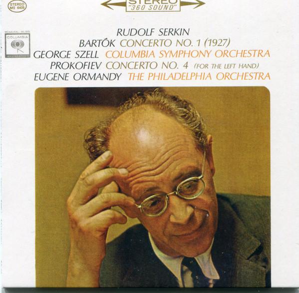 

LP Record RUDOLF SERKIN BLA BARTK SERGE Concerto No. 1 1927 Concerto No MS6405 Columbia Master 1963 US Classical Used