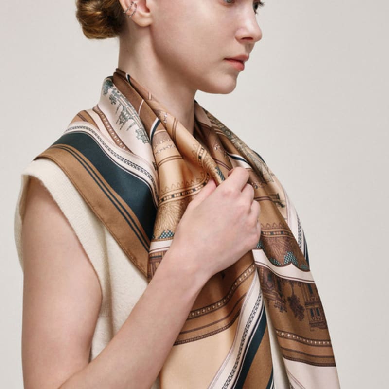 Saint Luxure Maeve Green Camel