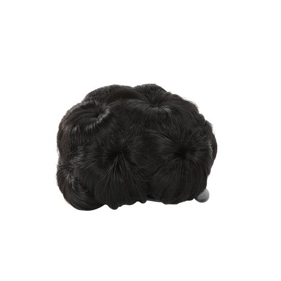 Wavy Curly Synthetic Hair Bun Cover Hairpiece Clip Wig Scrunchie Hair Extensions