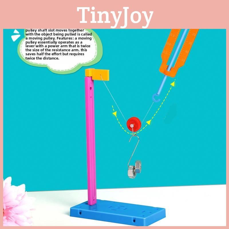 Expérience Scientifique de Physique Bricolage Dynamomètre à Poulie Avec Matériel Pédagogique Pour Étudiants