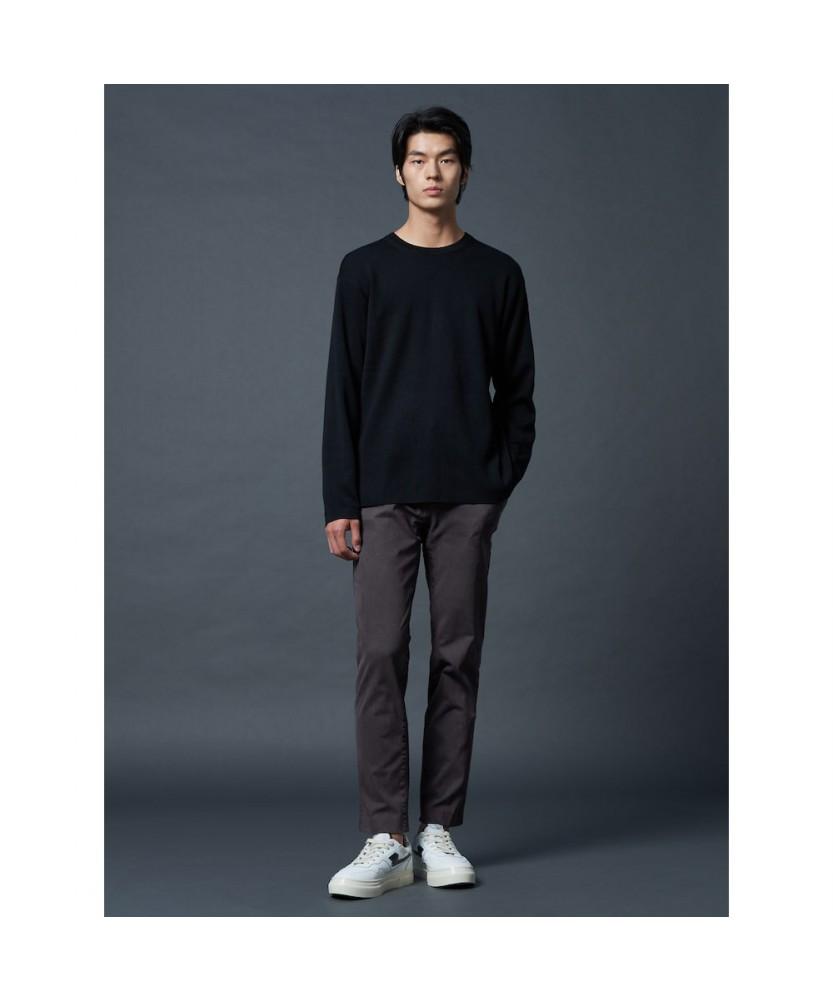 SHIFT.G Garment Dyed Cotton Slacks Gray