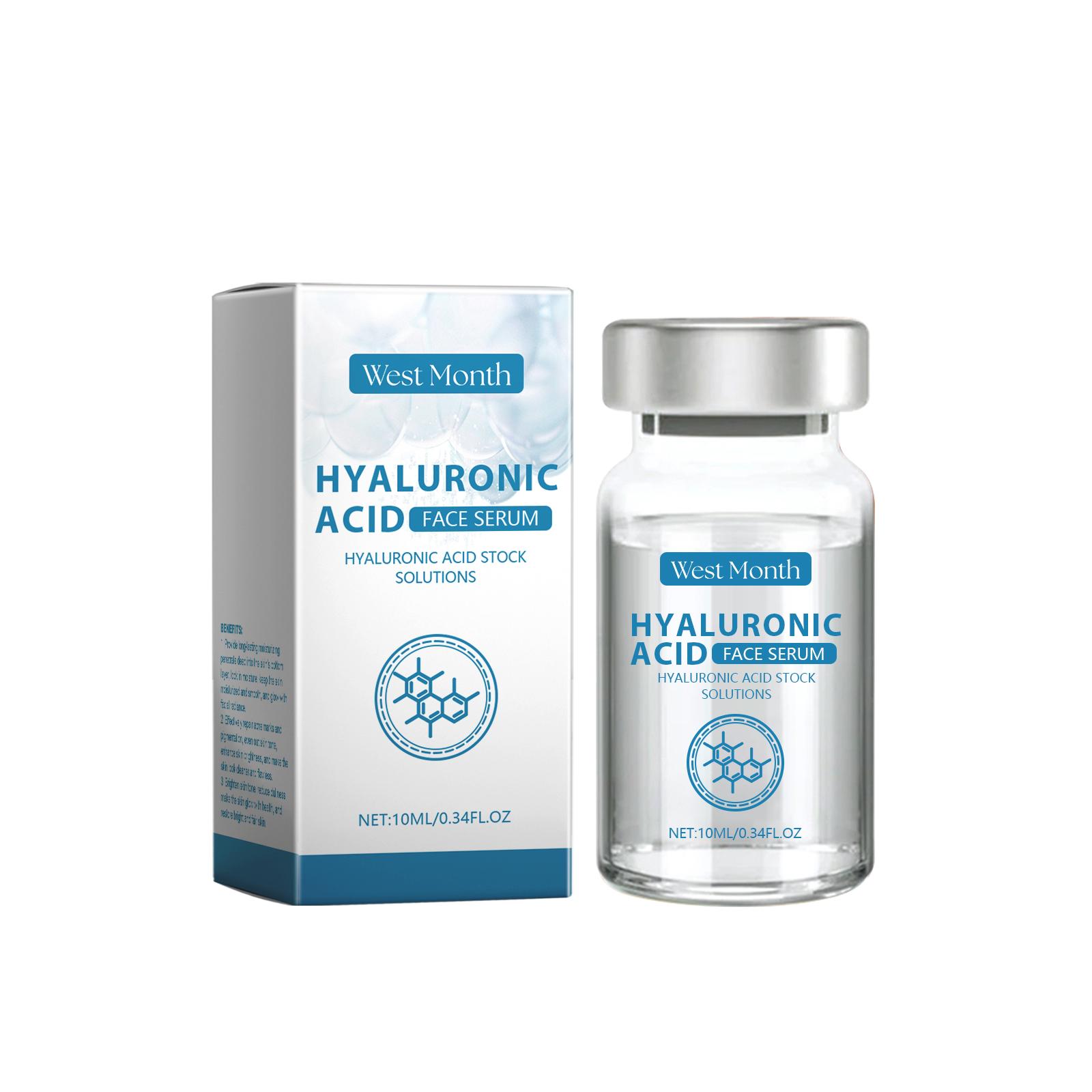 

West&Month Сыворотка с гиалуроновой кислотой 10 мл - Уменьшает мелкие и глубокие морщины, осветляет пигментацию, выравнивает тон кожи, придает сияние и увлажняет