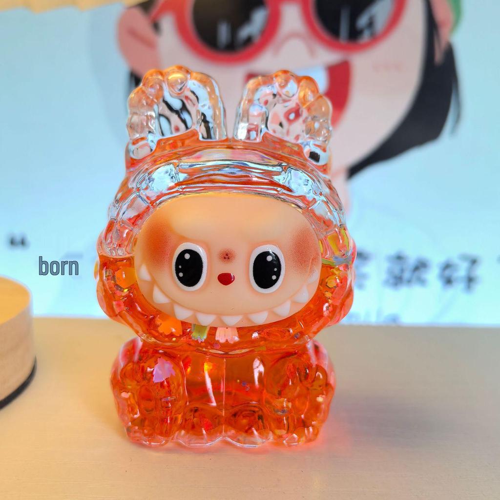 Labubu Oil Quicksand Blind Box DIY Cute Handmade Doll Ornaments