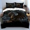 Fantasy Dragon Artwork For Decoration Exquisite Three-Piece Bedding Set Gift For Kids And Adults