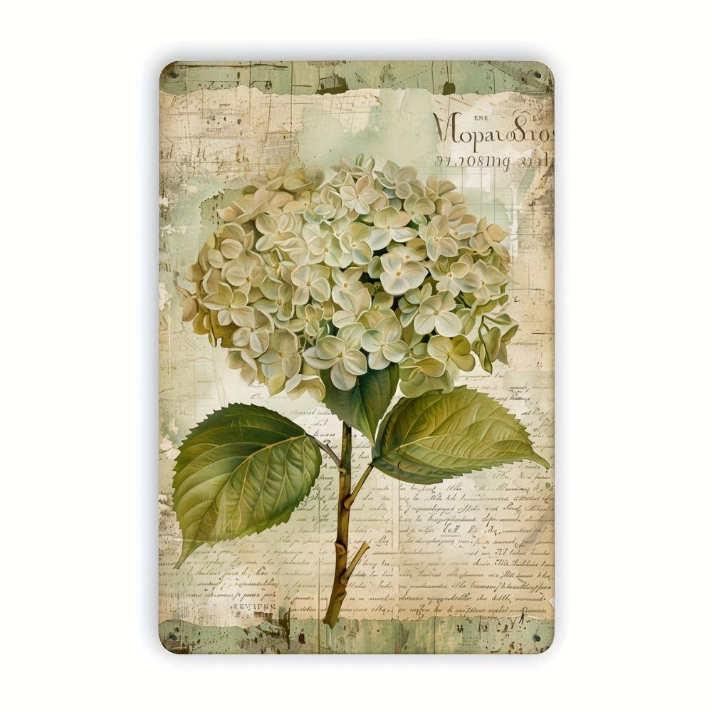 Vintage Metal Tin Sign Easter Bunny with Eggs Wall Decor Home Kitchen 20x30cm