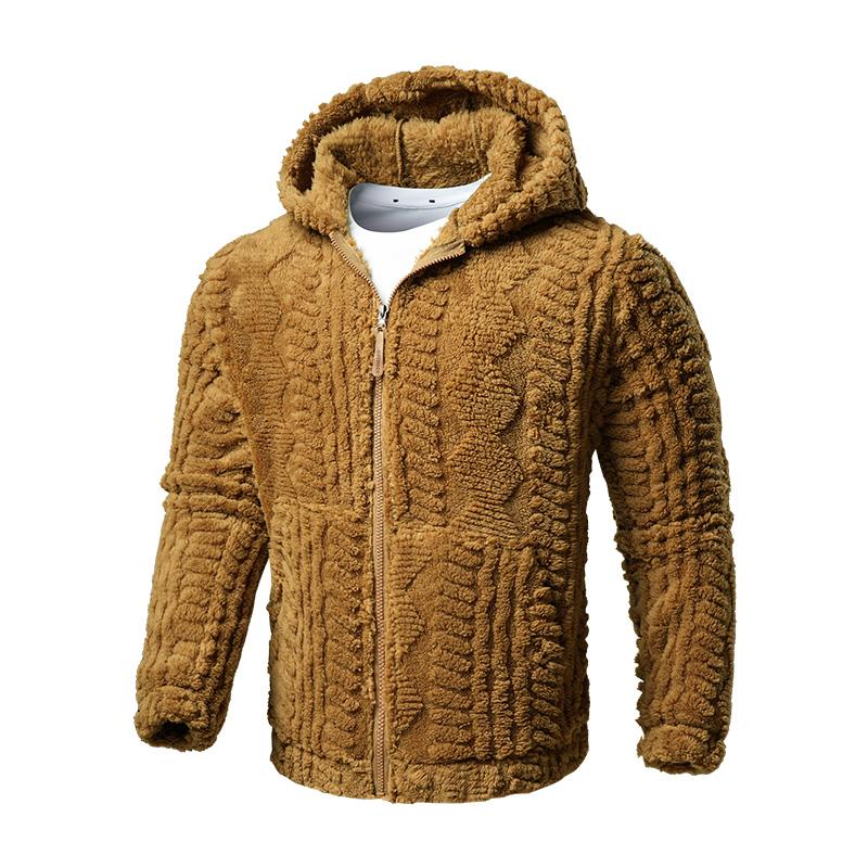 Giacca Casual Autunnale e Invernale dalla Vestibilità Ampia, Giacca in Pile, per Coppie Uomo e Donna, Cardigan Spesso Caldo con Pile per Autunno e Inverno