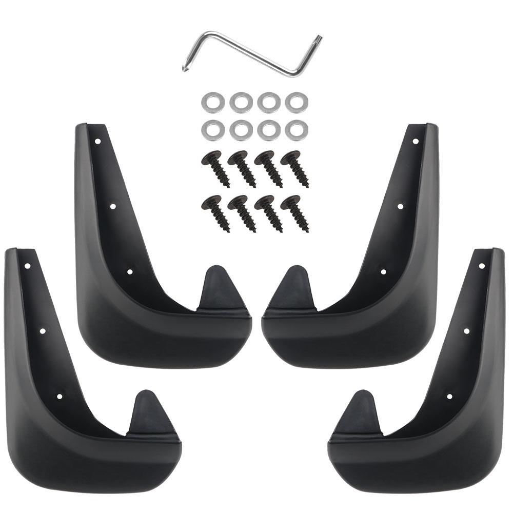 

Автомобильная модификация Брызговик Крыло 4 шт./компл. Универсальные брызговики Автомобильные брызговики Автомобильные аксессуары Передние Задние Брызговики Black