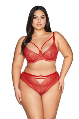 Semi-soft Bra Ava 2127 Red Ava