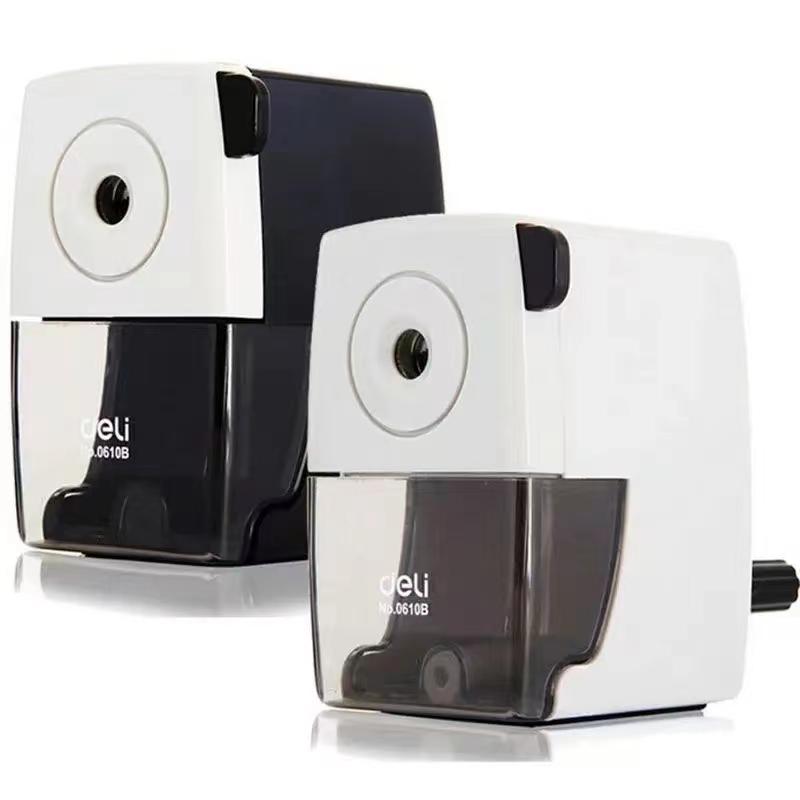 Deli Rotary Pencil Sharpener Pencil Cutter Office School Sharpener Knife Smooth Sharpening Accessories