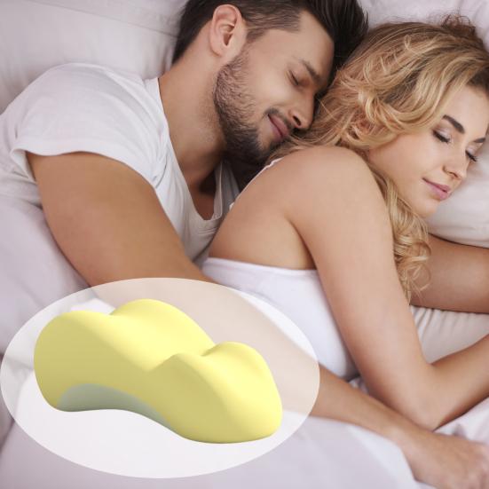 Couple Sleeping Pillow Memory Foam Wedge Cushion Hygienic Breathable Cover High Elastic Core Ergonomic Design Butt Cushion