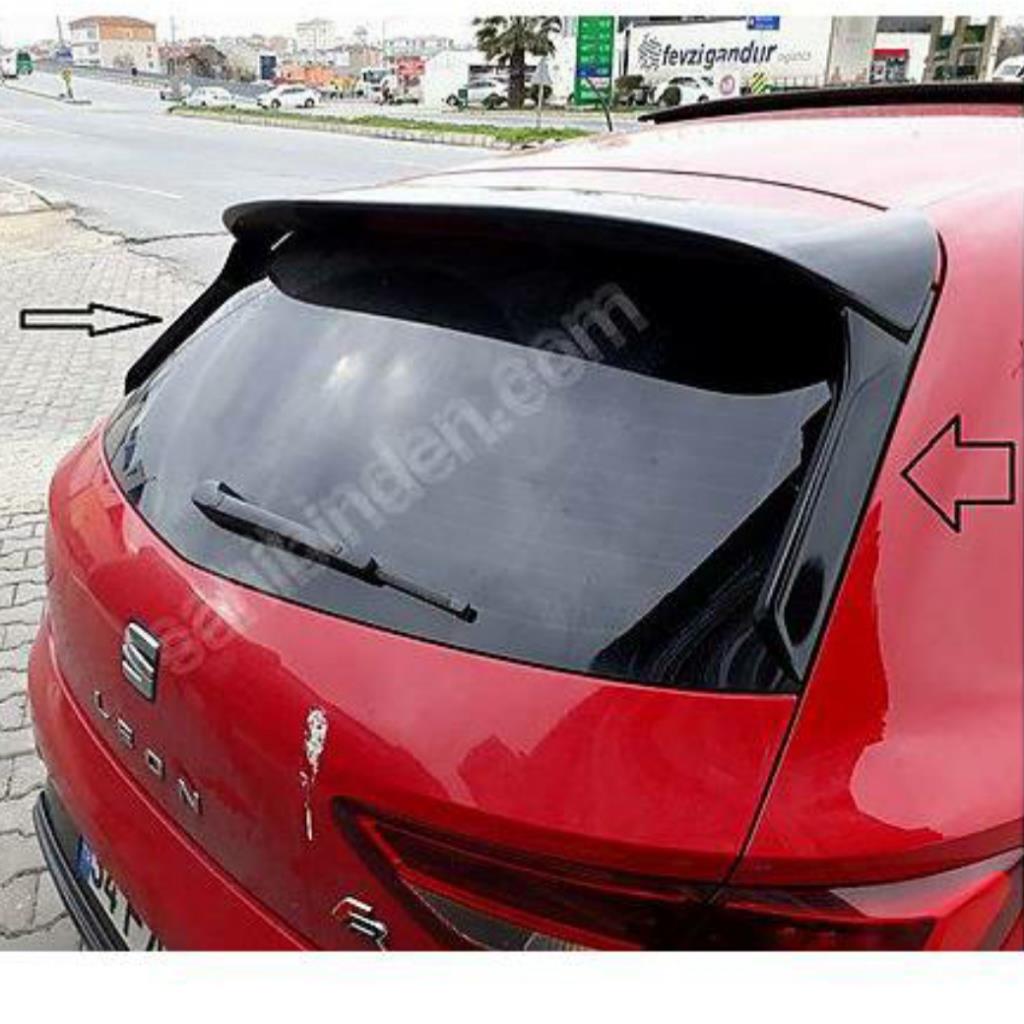 Seat Leon MK3 / 3.5 Spoiler Side Strip PAINTED - PIANO BLACK