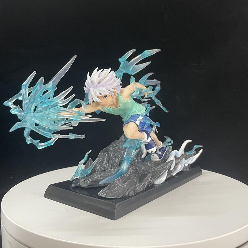 

18см HUNTER×HUNTER PG Киллуа Золдик ГОН·ФРИСС Статуя ПВХ Фигурка Аниме Фигурка Модель Игрушки Украшение Коллекция Подарок для ребенка without box