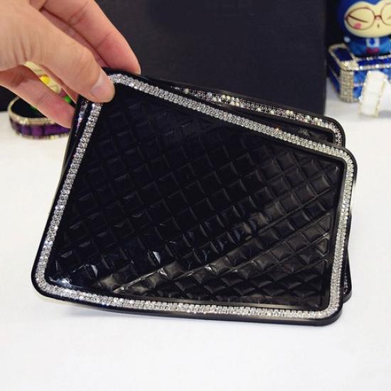 Crystal Car Anti Slip Silicone Mat Non-Slip Pad Phone Mount Holder Accessories