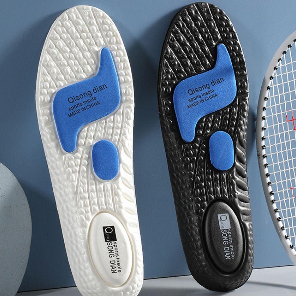 Sports Cushion Sole Shock Absorption Orthopedic Insoles Shoe Pads EVA Insoles Running Insoles