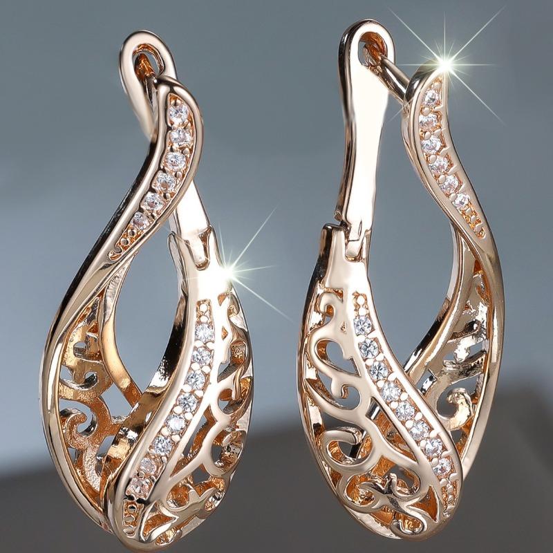Elegant Bohemian Cute Exquisite Earrings Women's Anniversary Birthday Gift Four Seasons Jewelry Party Accessories