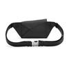 Loewe Puzzle 24 Adjustable Shoulder Strap Zipper Closure Leather Waist Bag Mini Men Waist Bag Black B510EB1X03-1100