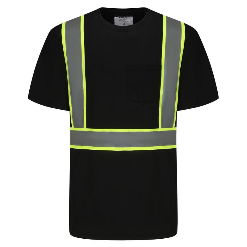 HKY Ruihu Men s Reflective Short Sleeve T-Shirt M-2XL