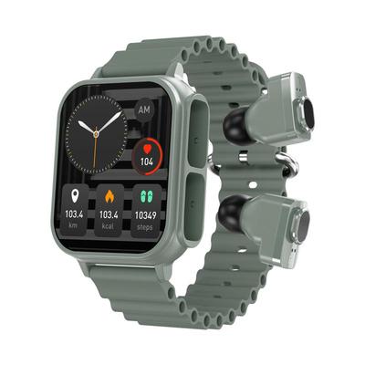 Rainbuvvy N22 TWS Earphone Sports Watch 1.96inch IPS 320x386 BT5.0 IP67 Life Waterproof Smart Bracelet  Android Smartwatch Support Multi-language