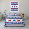 Festive Winter Design Gift Set Kid'S And Adults' Bedroom Decor, Exquisite Three-Piece Bedding Set Gift