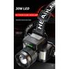 High Power Headlamp USB Rechargeable Wave Sensors Headlight Built in Battery Long Range LED Head Lamp For Hiking Camping Fishing