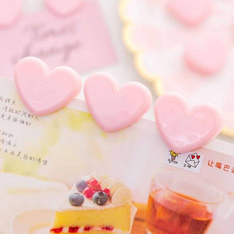 10Pcs Heart Shape Bulldog Grip Clips Food Bag Sealing Clamp Paper File Ticket Binder Photo Organizer Kitchen Office School